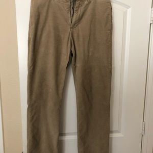 Corduroy slacks